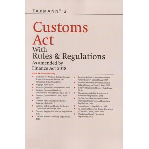 Taxmann's Customs Act with Rules & Regulations